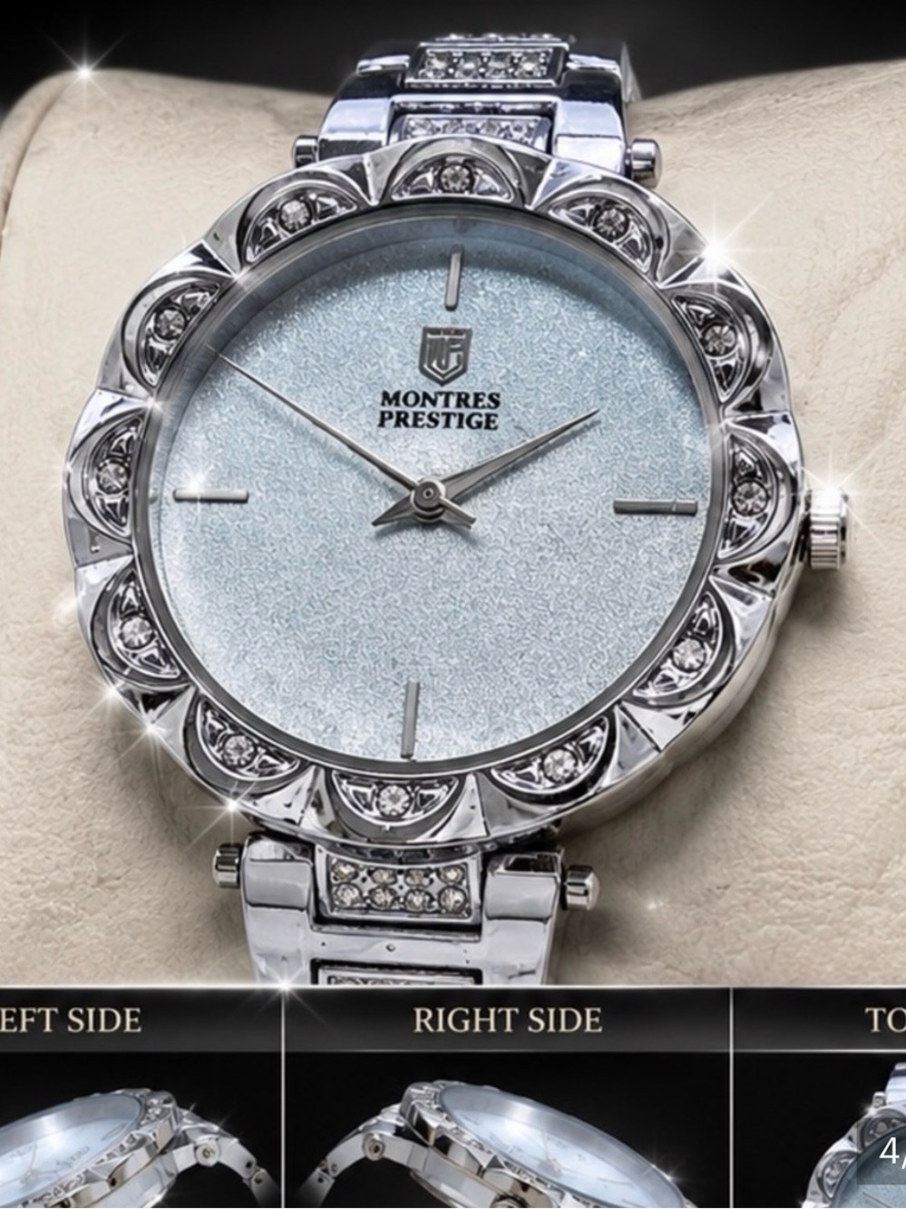 Montres Prestige X Invicta  Silver Crystal Accent Women's Watch